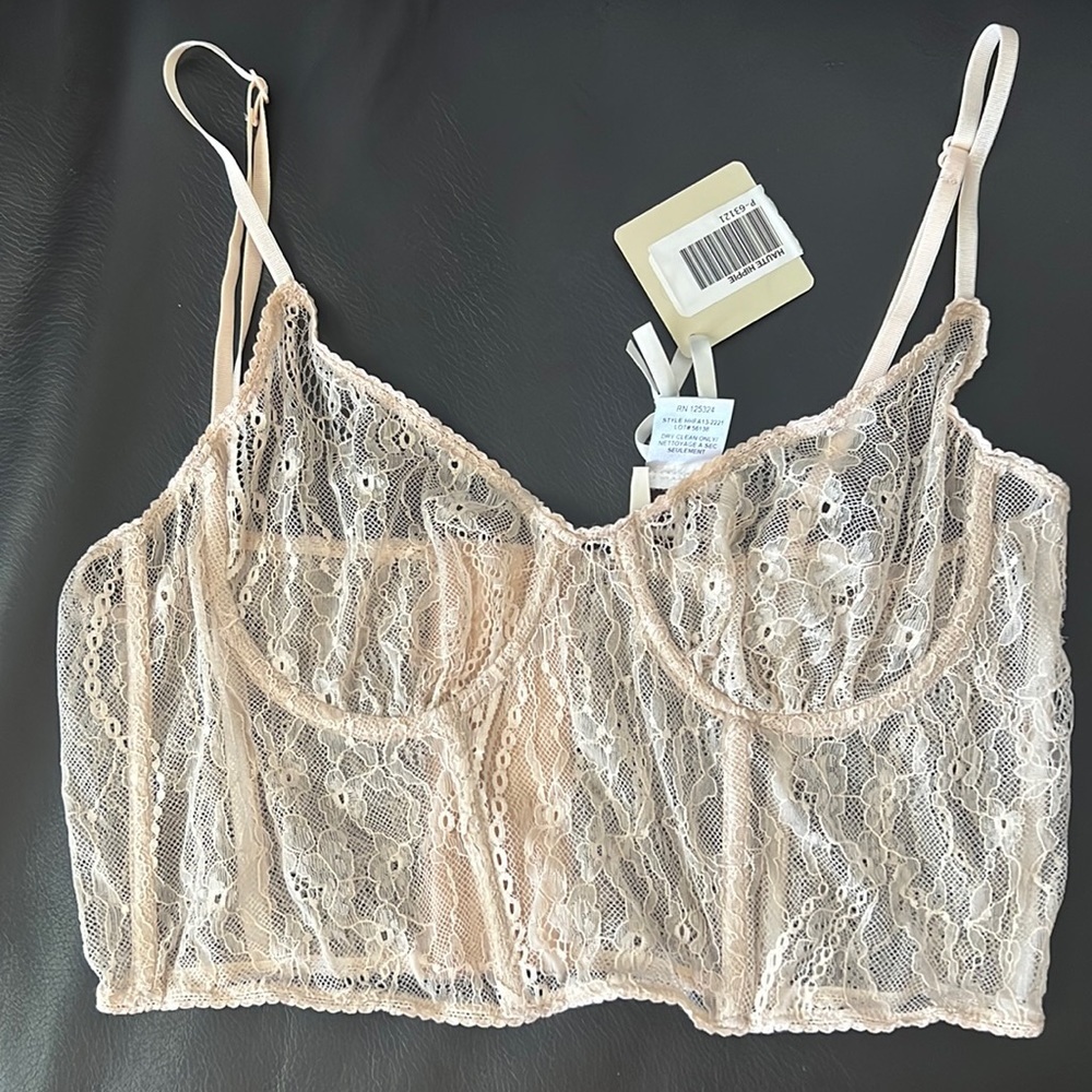 Haute Hippie Corset/Bralette NWT